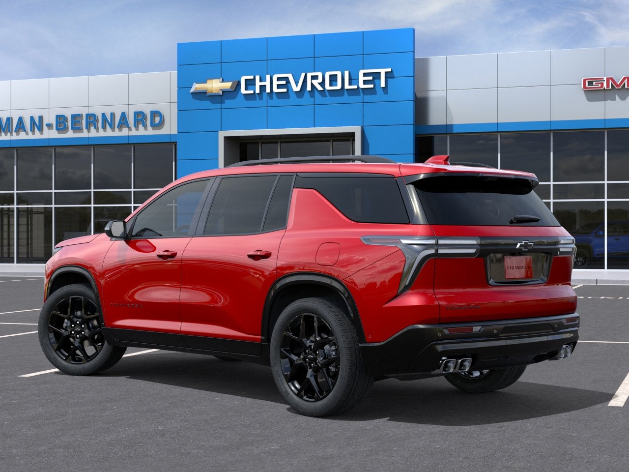 2026 Chevrolet Traverse — rear three-quarter view