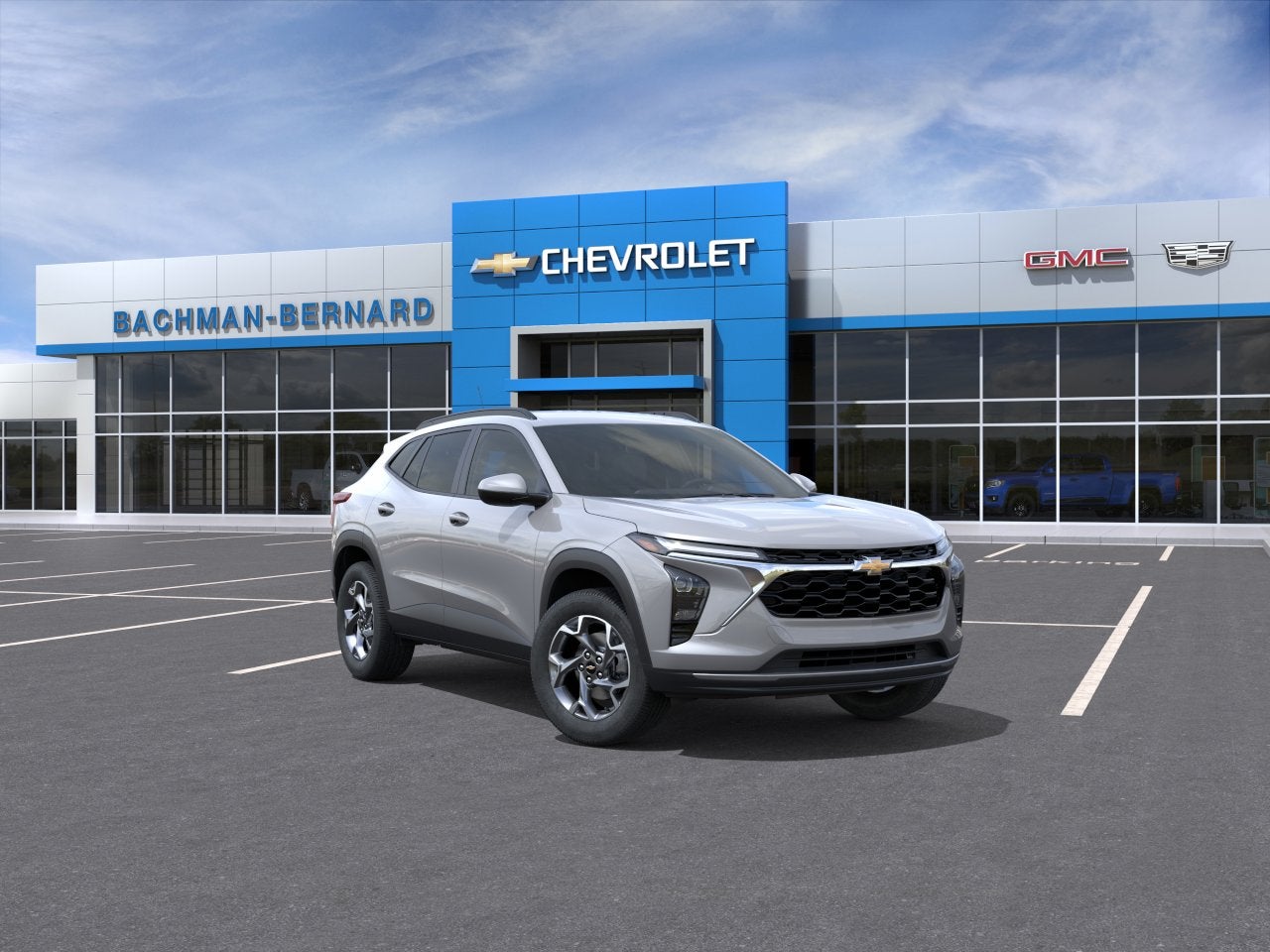 2026 Chevrolet Trax LT in Sterling Gray Metallic — front three-quarter view