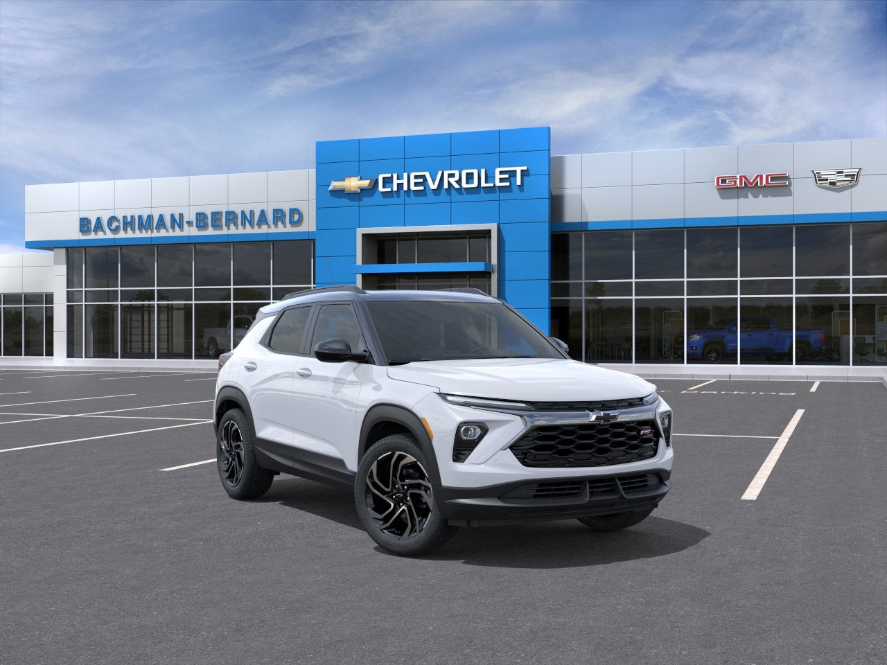 2026 Chevrolet Trailblazer RS in Iridescent Pearl Tricoat — front three-quarter view